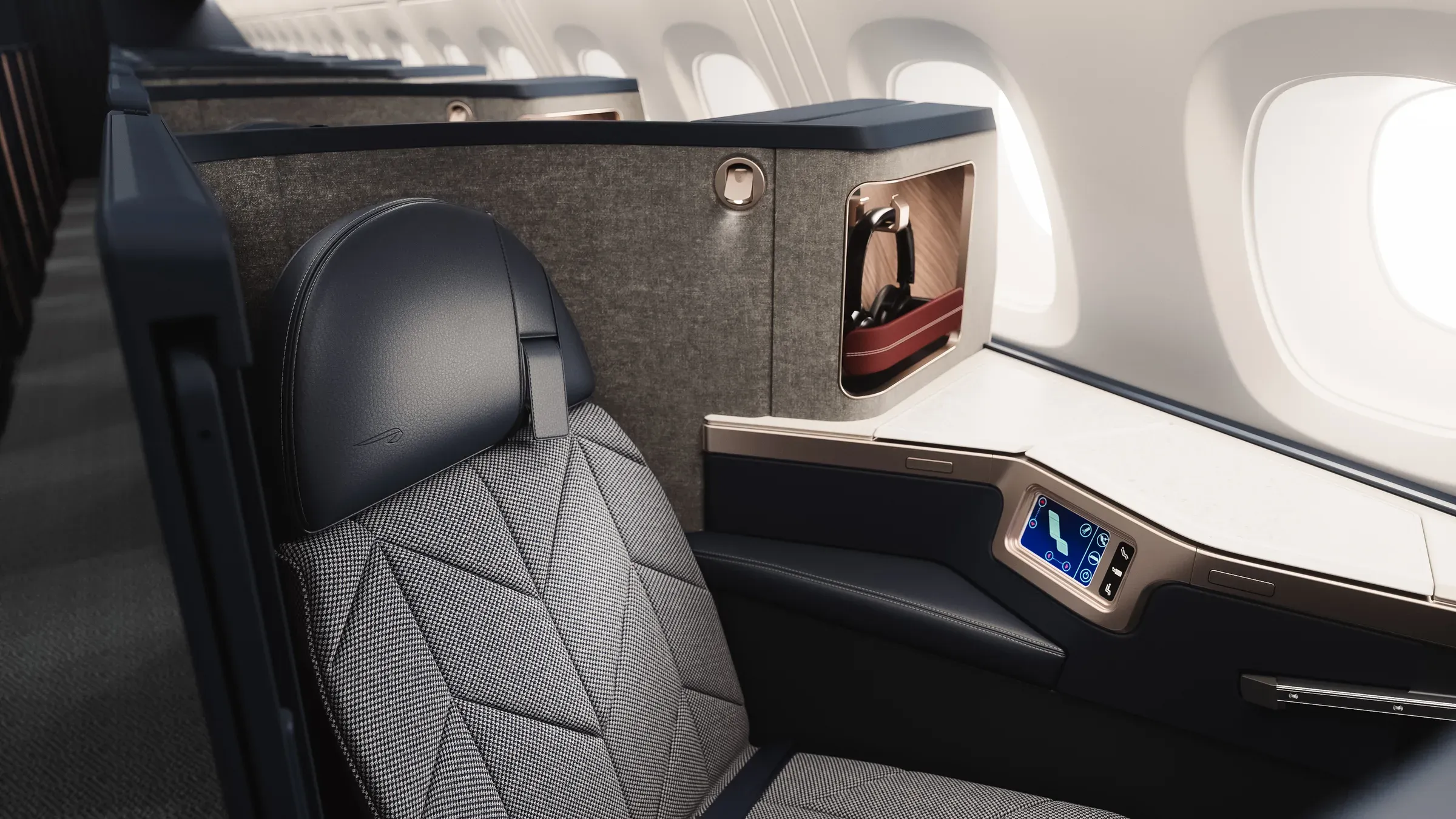 The evolved British Airways Club Suite in Club World on the retrofitted A380