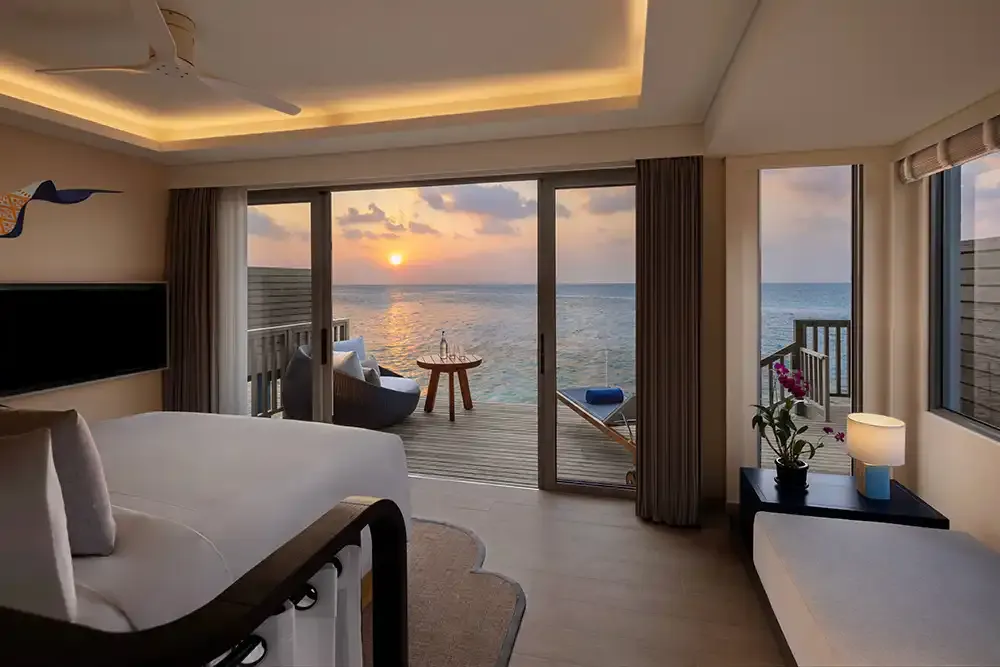 Villa interior at Avani+ Fares Maldives