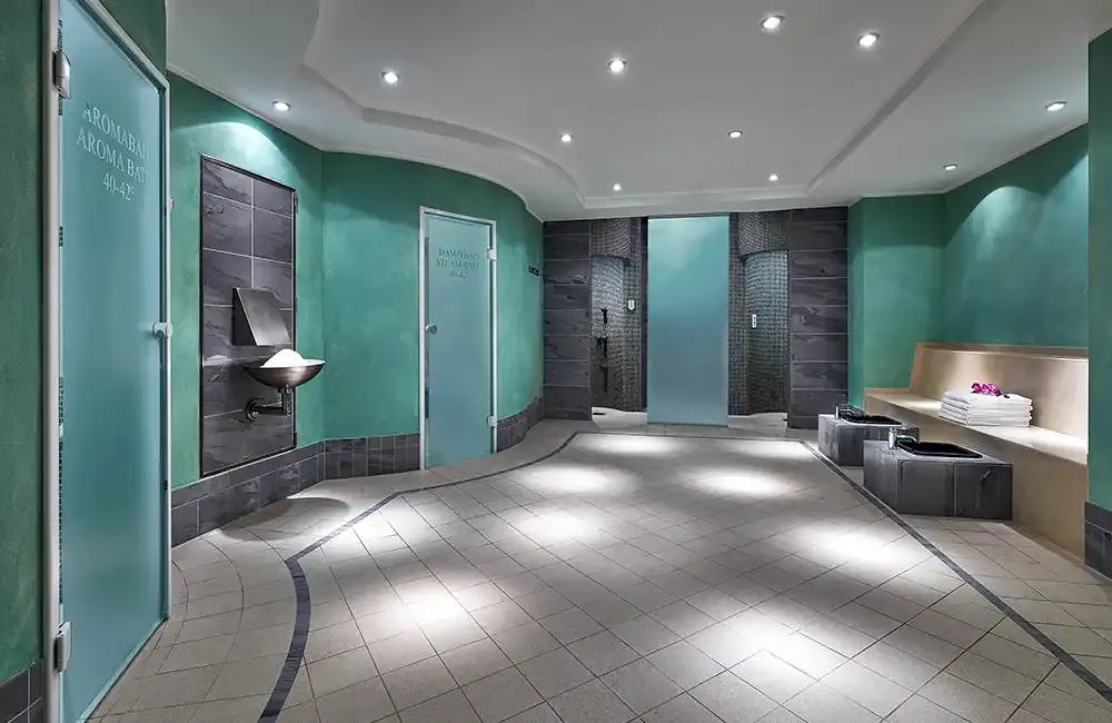 Sauna at the Hilton Berlin