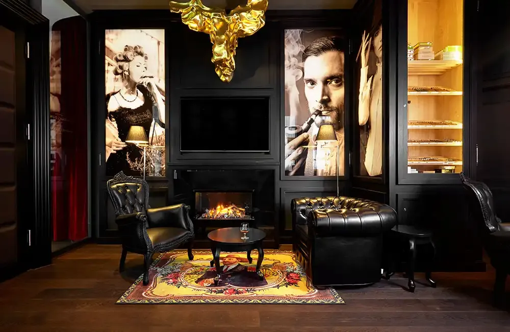 Bar lounge of the Kameha Grand Zurich