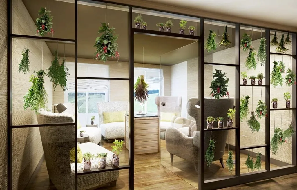 Herb room at Hotel Ritter Durbach