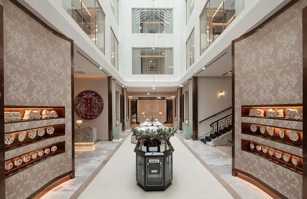 Lobby of the Sanasaryan Han in Istanbul