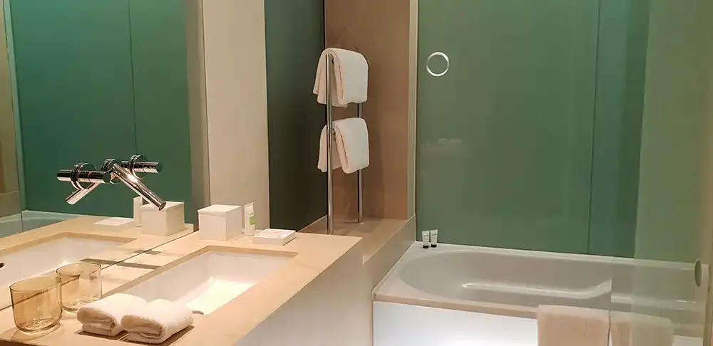 Bathroom at the SIDE Hotel Hamburg
