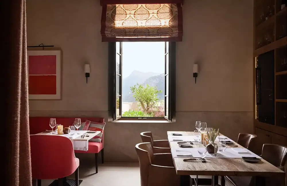 Sa Terrassa restaurant at Son Bunyola Hotel