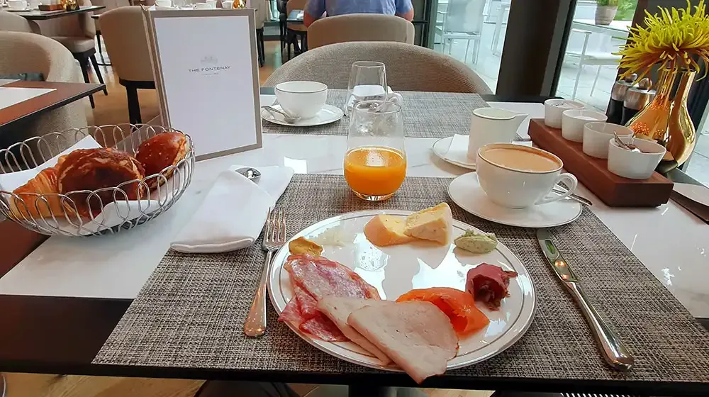 Breakfast at The Fontenay Hamburg