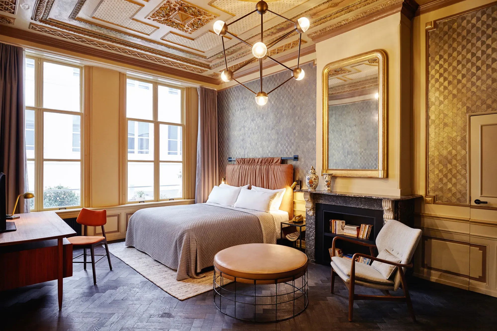 The Mayor Room at The Hoxton, Amsterdam, a Signature Room with 17th-century details