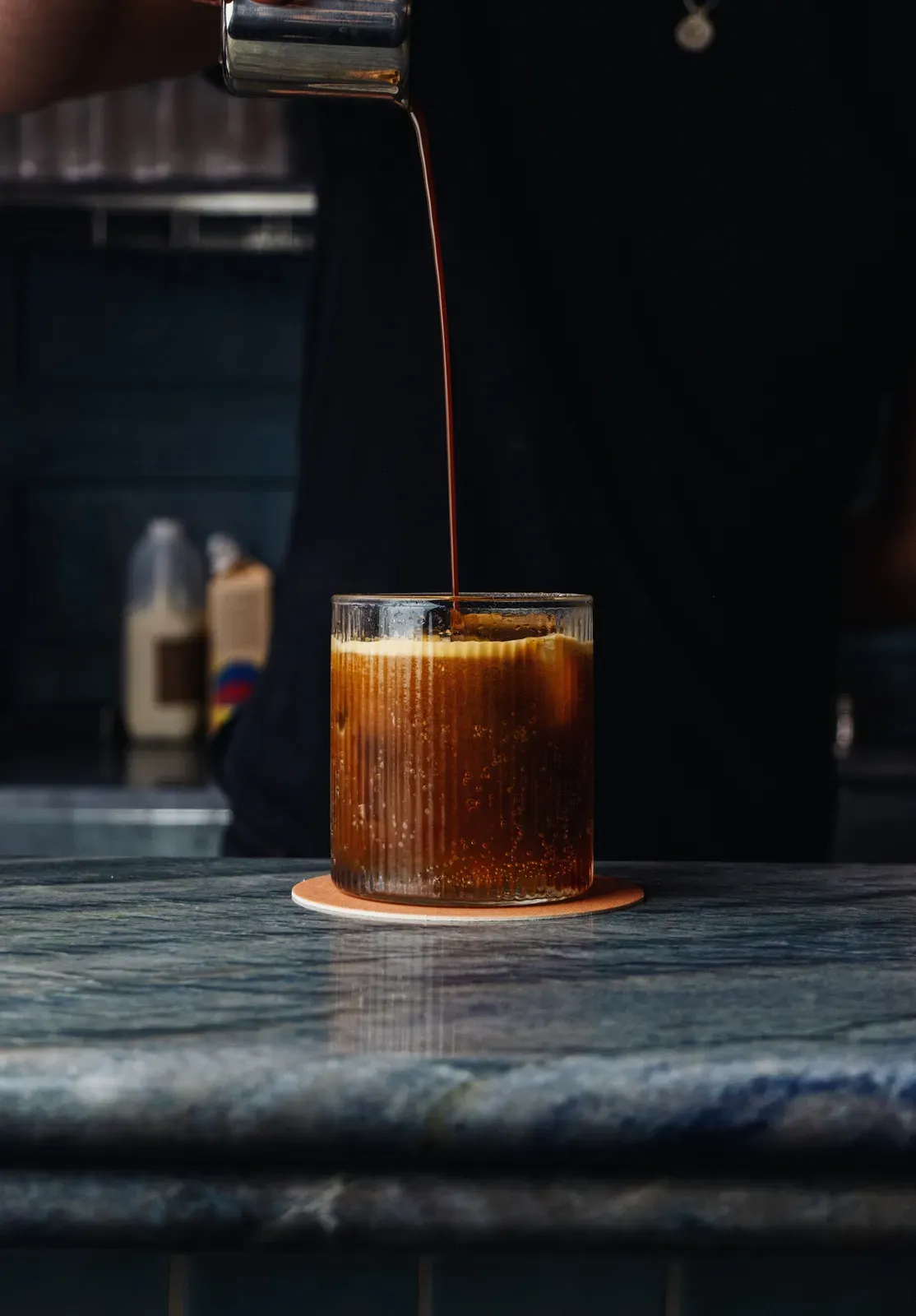 Cold brew coffee at Lotti's in The Hoxton, Amsterdam, made with the Amsterdam coffee partner Uncommon