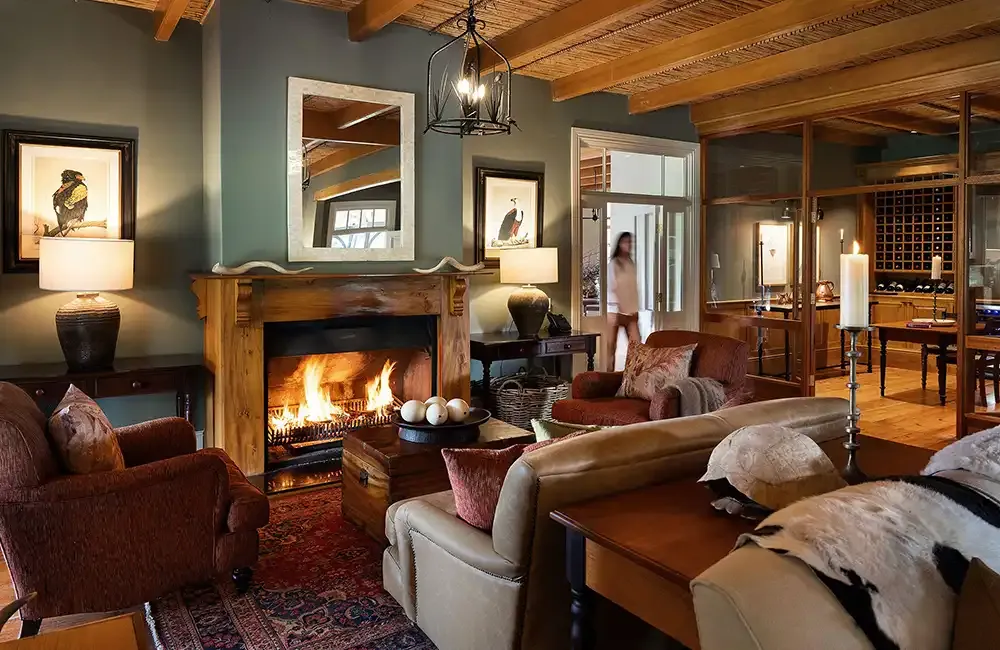 Lobby of the Karoo Lodge at Samara