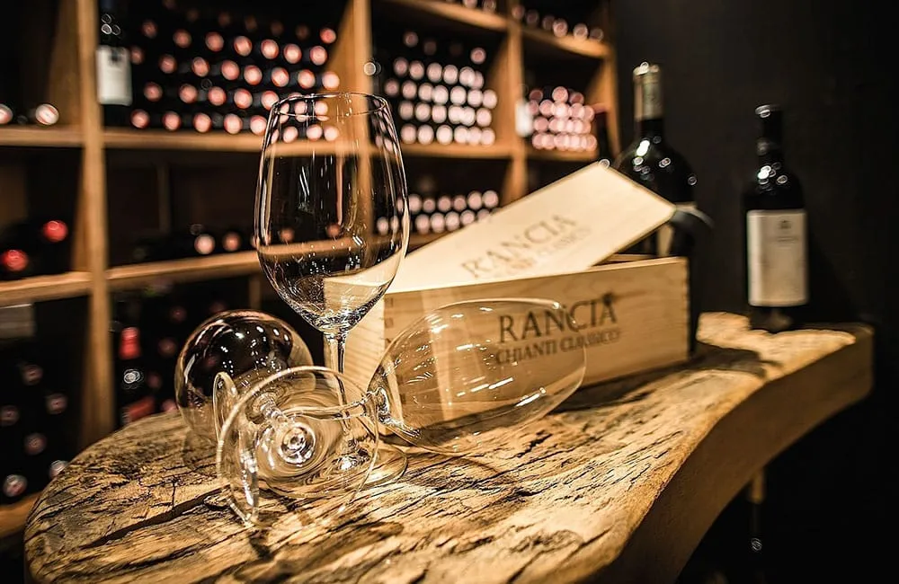 Wine cellar of the Lions Lounge