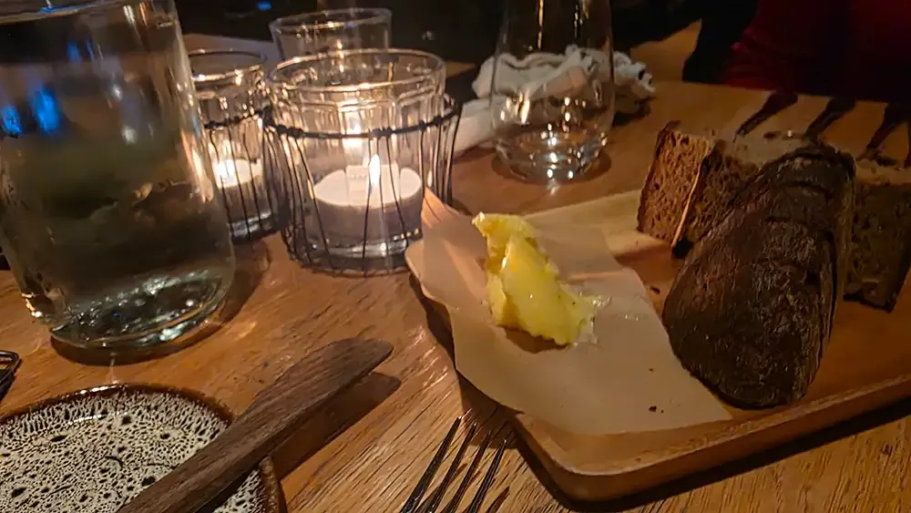 Bread and butter at Hygge in Hamburg