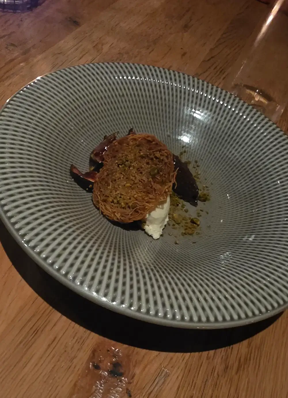 Dessert, the fifth course at Hygge Hamburg