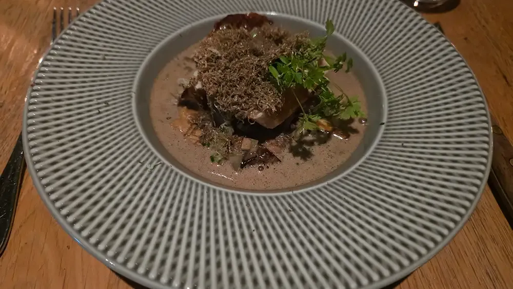 Fourth course at Hygge Hamburg
