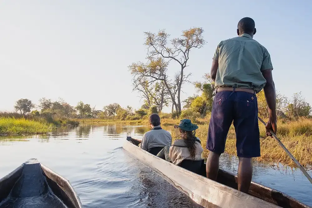 Mokoro safari in the Okavango Delta