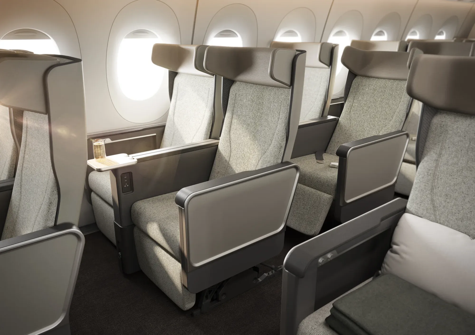 Premium Economy seats on the Qantas A350-1000ULR