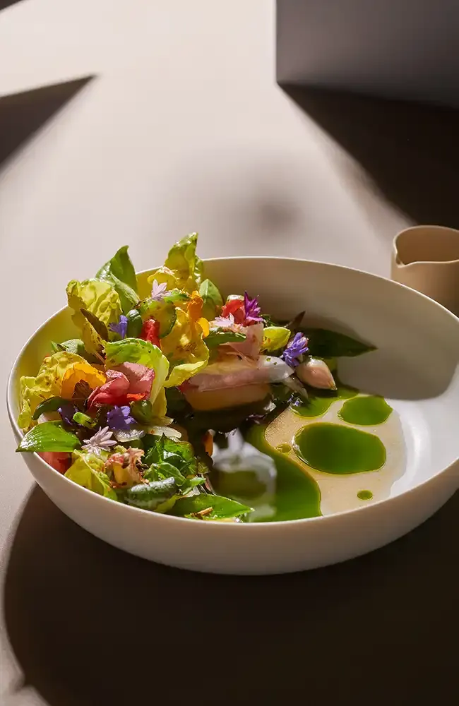 Dish at Das Blooms in Zurich