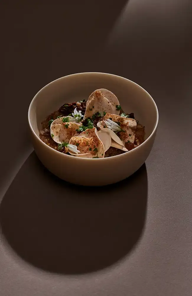 Dish at Das Blooms in Zurich