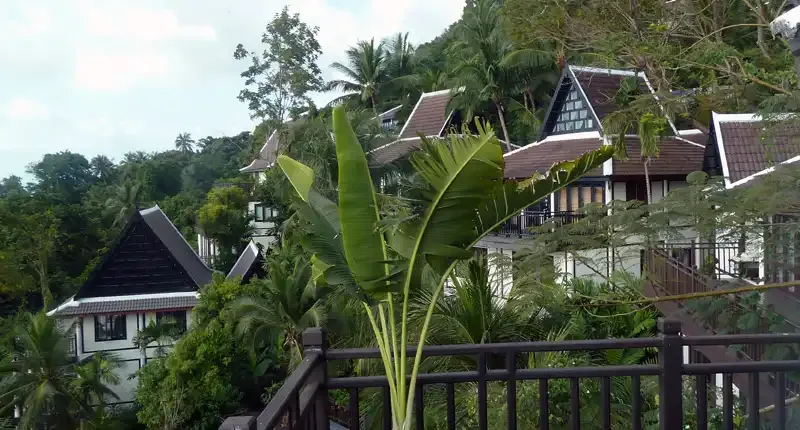Villas on the hillside at the InterContinental Koh Samui