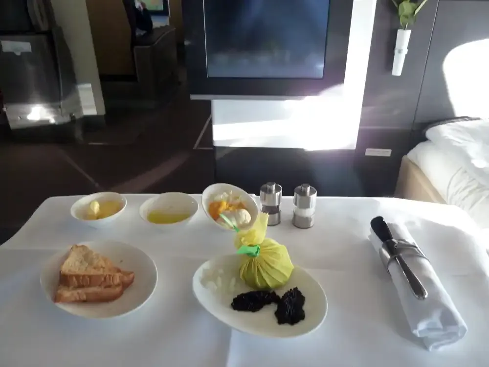 Starters in Lufthansa First Class